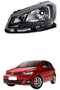 Farol Vw Gol G7 2016 2017 2018 Máscara Negra Lado Esquerdo Novo