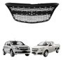 Grade Radiador Agile Montana 2009 10 11 2012 Com Friso Preto Novo