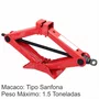Macaco Tipo Sanfona Universal 1.5 Toneladas