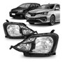 Par Farol Toyota Etios 2017 Até 2022 Mascara Negra