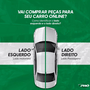 Paralama Golf 2014 2015 2016 2017 2018 2019 S/ Furo Direito Original Usado