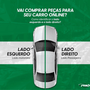 Paralama Peugeot 206 1999 Até 2011 C/ Furo Pisca Lat Direito Original Usado