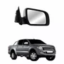 Retrovisor Ford Ranger 2012 Até 2017 Elétrico Cromado Com Pisca Foldway Luz de Solo Lado Direito Passageiro