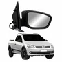 Retrovisor Vw Saveiro G5 2008 2009 2010 2011 2012 Elétrico Capa Lisa Direito